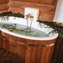 Купель Polar Spa STANDART 79 овальная для 1 человека (термососна светлая)  фото - 8