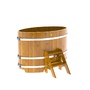 Купель BentWood овальная из лиственницы (0,80х1,42 м.), h=1 м. Натуральная Рустик для контрастных процедур фото - 1 BentWood овальная из лиственницы (0,80х1,42 м.), h=1 м. Натуральная Рустик купель фото фото - 1
