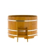 Купель BentWood круглая из лиственницы (D=1,50 м.), h=1 м. Натуральная Рустик для бани фото - 4 BentWood круглая из лиственницы (D=1,50 м.), h=1 м. Натуральная Рустик купель фото фото - 4
