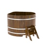 Купель BentWood угловая из лиственницы (1,37 х1,37 м.), h=1 м. Мореная Рустик для контрастных процедур фото - 1 BentWood угловая из лиственницы (1,37 х1,37 м.), h=1 м. Мореная Рустик купель фото фото - 1