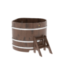 Купель BentWood угловая из дуба (1,19 х1,19 м.), h=1,1 м. Мореная Премиум Вы можете найти у нас на сайте фото - 1 BentWood угловая из дуба (1,19 х1,19 м.), h=1,1 м. Мореная Премиум купель фото фото - 1