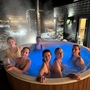 Купель Фурако Polar Spa ELITE 220 круглая с интегрированной печью для 6-8 человек (термососна темная) фото  фото - 8