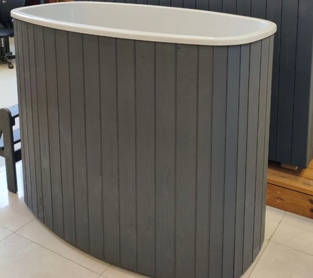 Купель Polar Spa STANDART 79 Double овальная для 1 человека (термососна светлая)  фото - 11